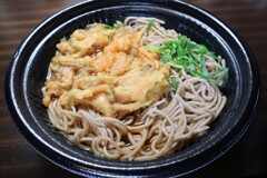 海老と春菊のかき揚げそば