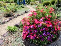 ガーデンの一角