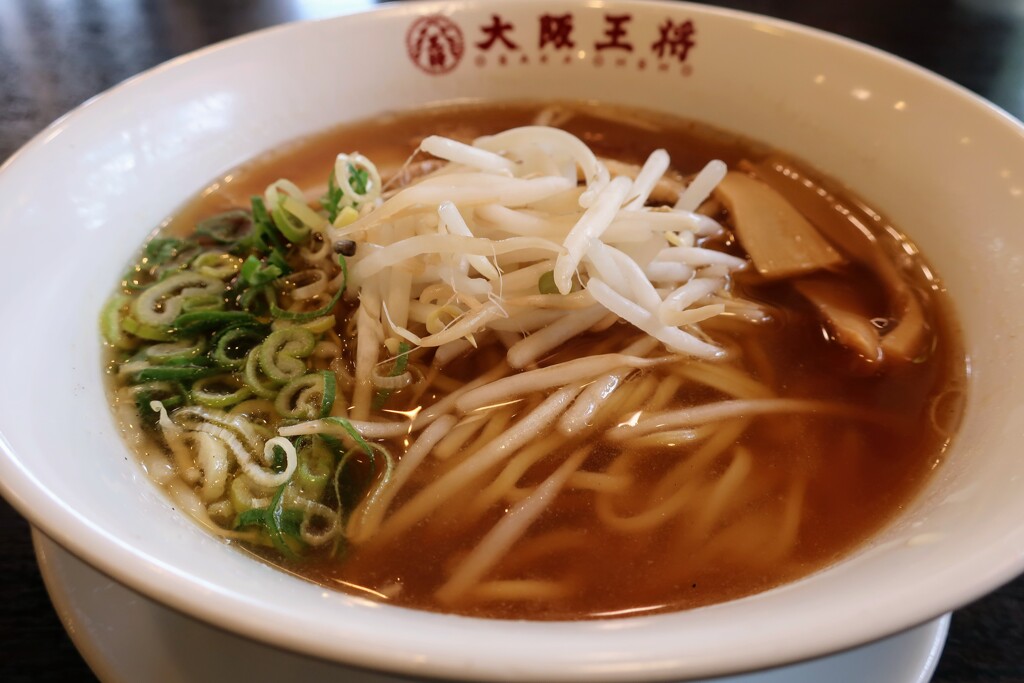 シンプルな醤油ラーメン