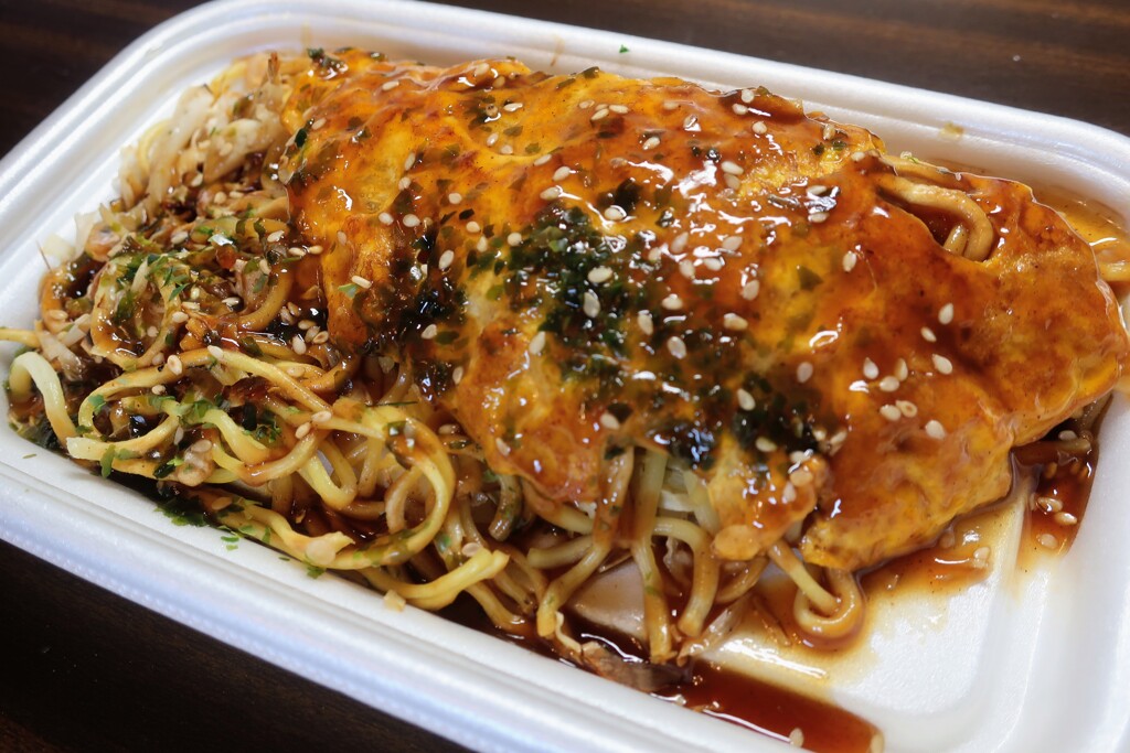 広島お好み焼きハーフ（そば）