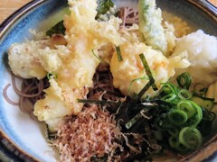 海老天ちくわ天おろし蕎麦