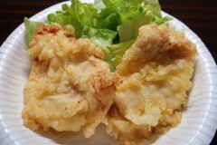 蛤だしと鶏ガラの旨塩とり天