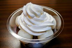 北海道小豆の白玉クリームぜんざい