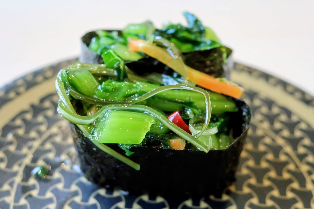 野沢菜昆布軍艦