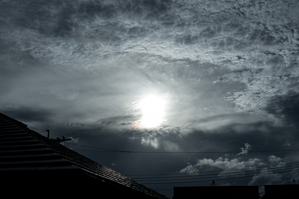 今日の空