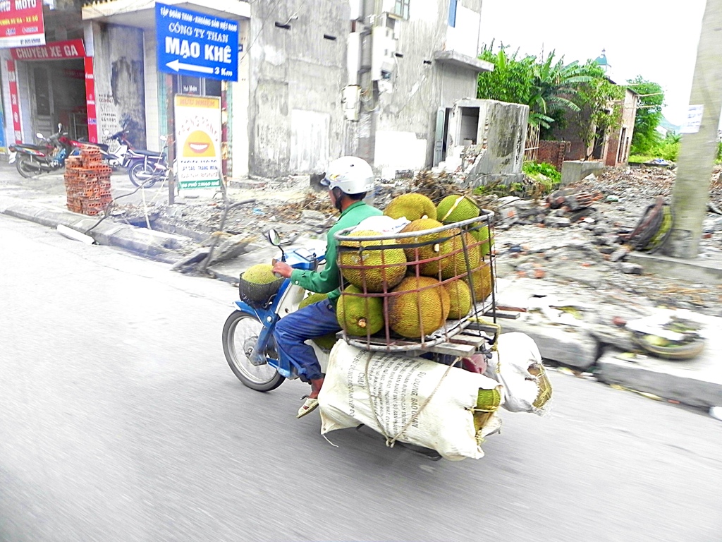 最大限の荷物　ベトナム