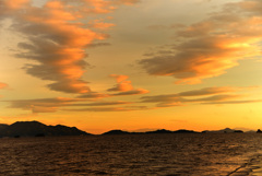 瀬戸内の夕暮れ