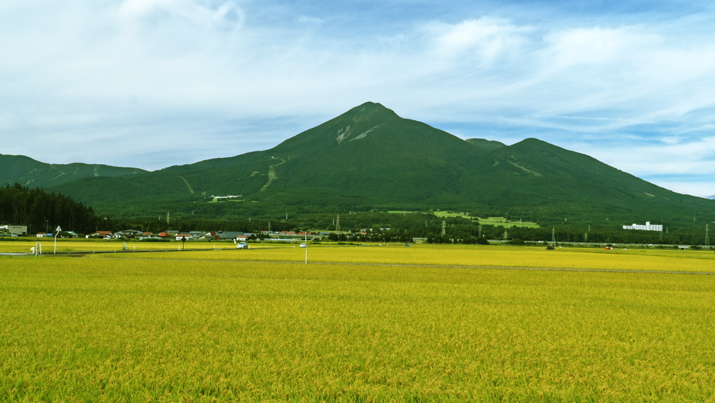 遠景：磐梯山