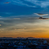 6月の夕日