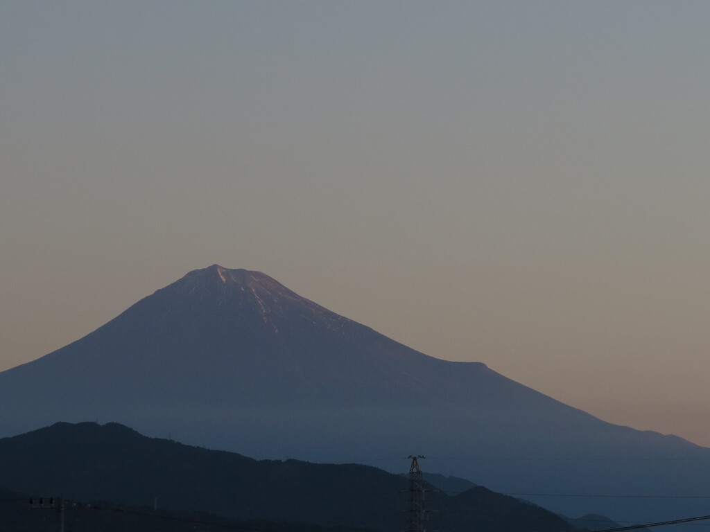 明けの富士