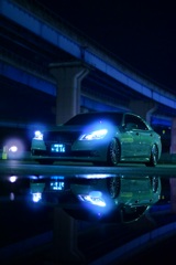 マイカーで水たまリフレクション