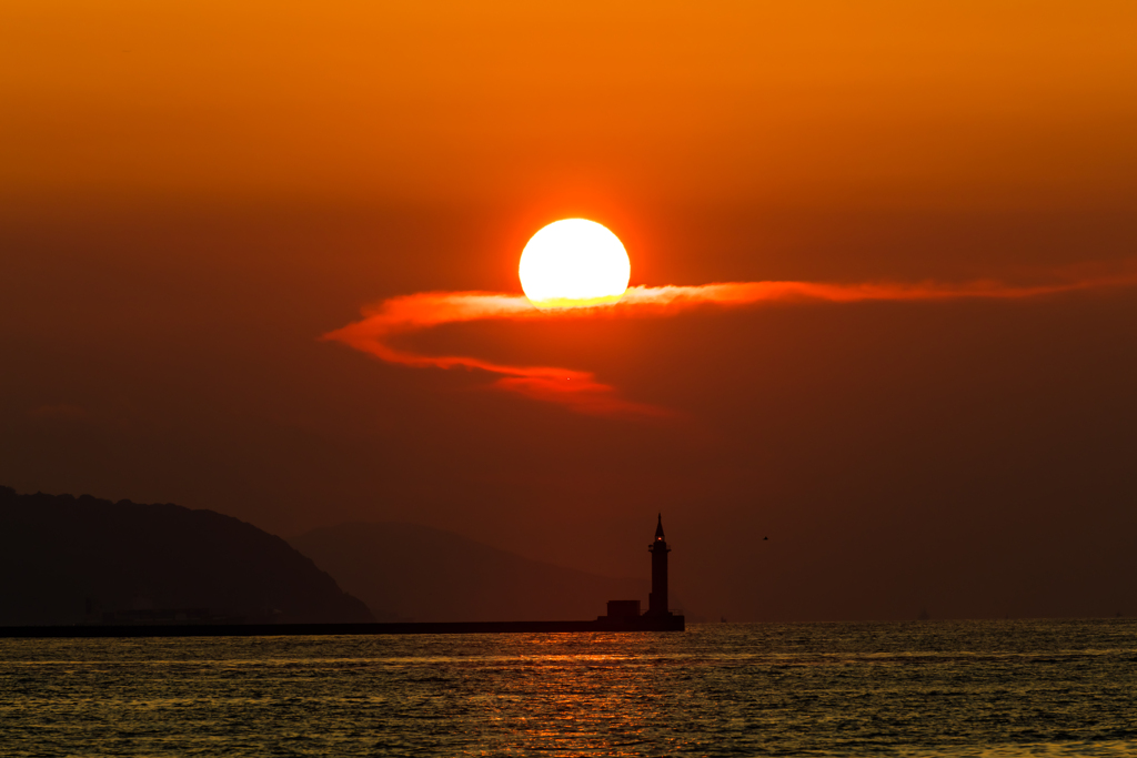 いつかの夕日