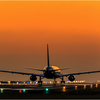 夕暮れの空港3