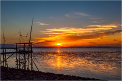 有明海の夕日