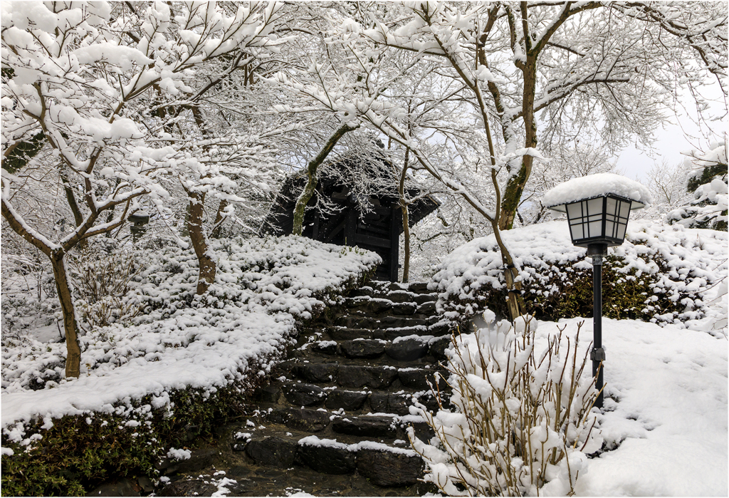 雪の日の秋月2