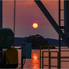 夕暮れ