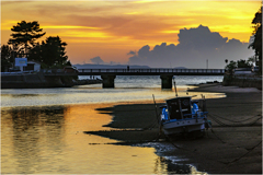 夕暮れ