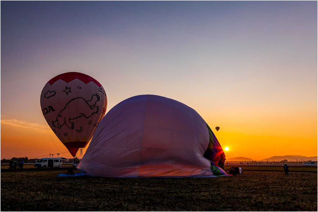 夕暮れのバルーンフェスタ3