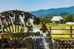 朝倉の三連水車2