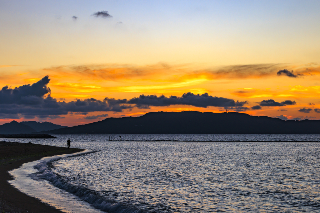 夕暮れ時