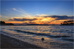 夏の夕暮れ