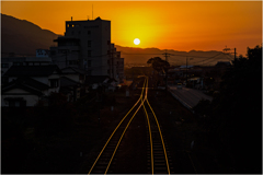 いつかの夕日
