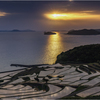 夕刻の棚田