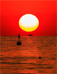 いつかの夕日