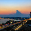 夕暮れの関門橋Ⅰ