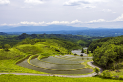 扇棚田