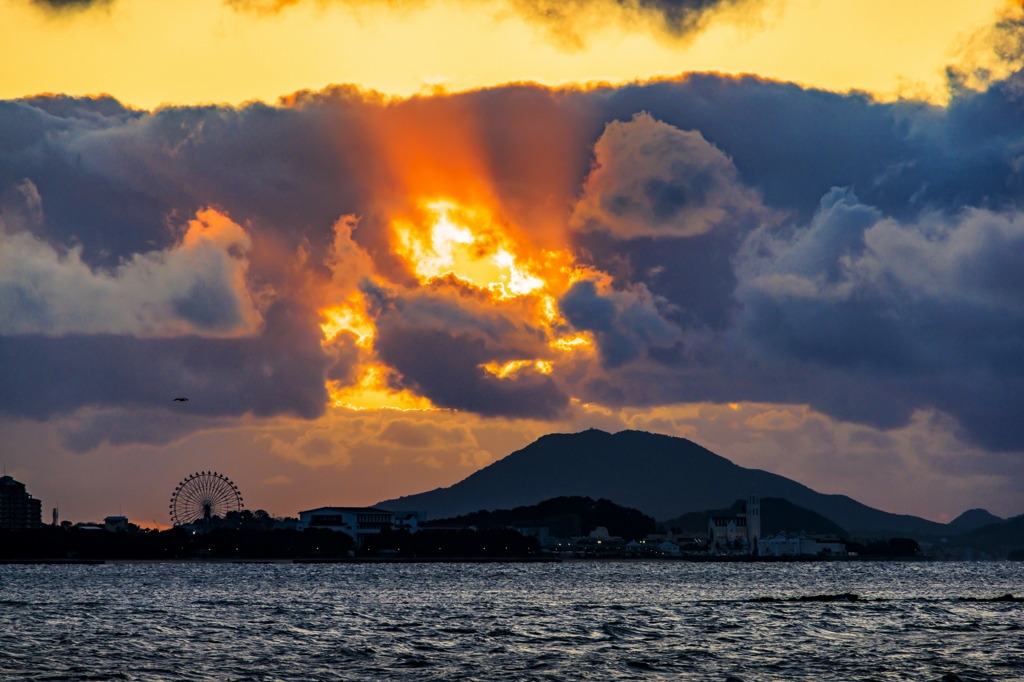 夕暮れ