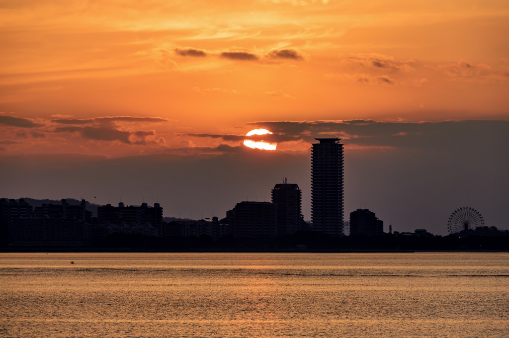 夕暮れ