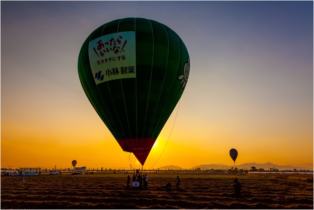 夕暮れのバルーンフェスタ4