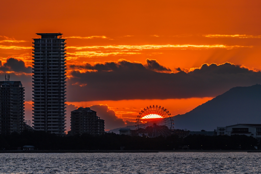 沈む夕日