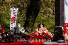 秋月城址のひな祭り