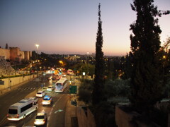 エルサレムの美しい夕暮れ