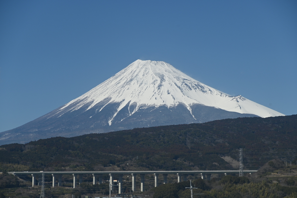 富士の残雪