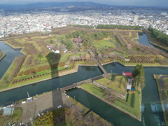 段原一詞の展望台から五稜郭