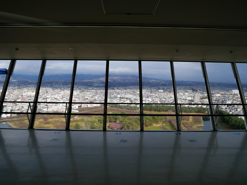 段原一詞の五稜郭タワーにある展望台