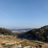 暗峠から見る段々畑と奈良の街