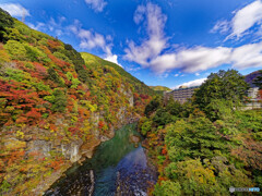 鬼怒川紅葉景色