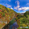 鬼怒川紅葉景色