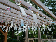 函館　湯倉神社　風鈴