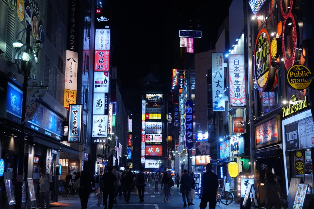 夜の池袋
