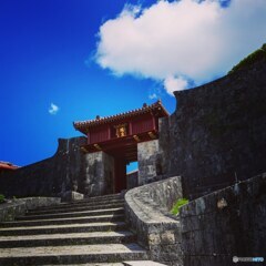 瑞泉門 首里城の夏