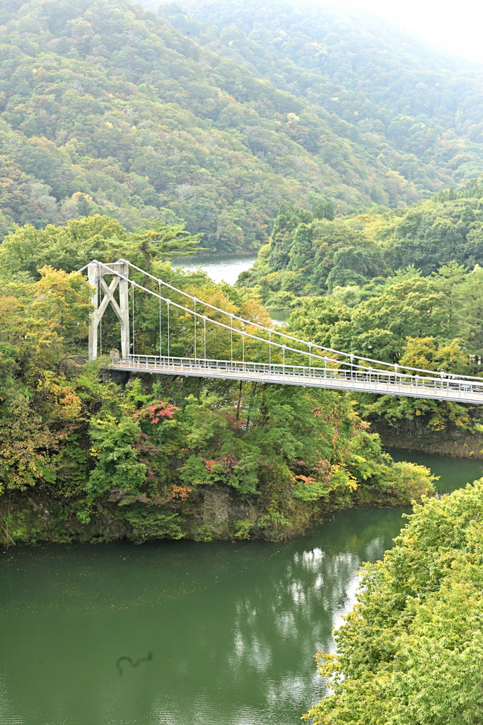 旧道に架かる橋