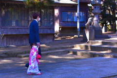 ピンクのおべべ