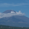 初冠雪の富士山