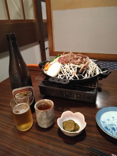 つまみに丁度よいジンギスカン