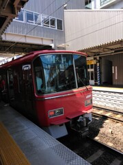 赤い電車　名鉄